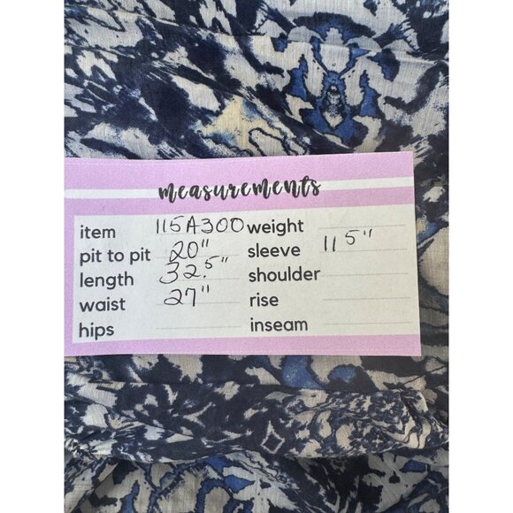 Zara Blue & White Floral Print Small Dress V-Neck - Picture 10 of 12